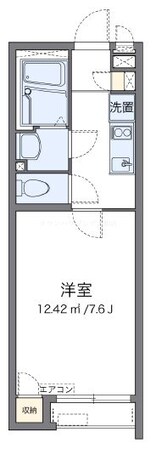 クレイノウィル大和の物件間取画像